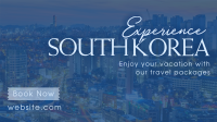  Minimalist Korea Travel Facebook event cover Image Preview