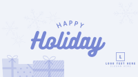Happy Holiday Facebook Event Cover Design