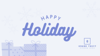 Happy Holiday Facebook event cover Image Preview