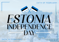 Majestic Estonia Independence Day Postcard Image Preview