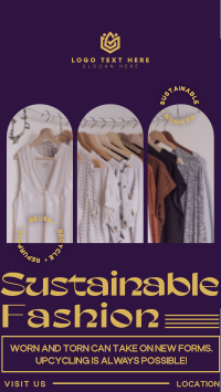 Minimalist Sustainable Fashion Instagram Story Design