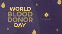 Minimalist Blood Donor Day Facebook event cover Image Preview