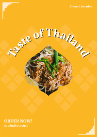 Taste of Thailand Poster Design