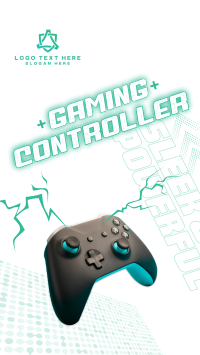 Sleek Gaming Controller YouTube Short Design