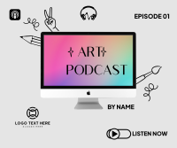 Art Podcast Episode Facebook post Image Preview