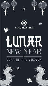 Lucky Lunar New Year Facebook story Image Preview