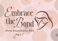 World Breastfeeding Week Postcard Image Preview
