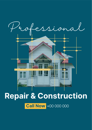 Repair and Construction Flyer Image Preview