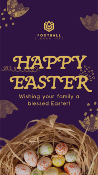 Easter Sunday Greeting TikTok Video Design