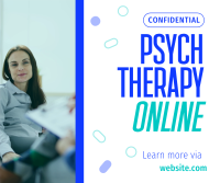 Psych Online Therapy Facebook Post Design