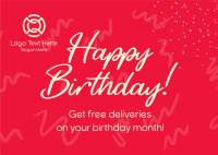 Doodly Birthday Promo Invoice | BrandCrowd Invoice Maker