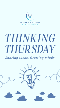 Thinking Thursday Ideas Facebook Story Design