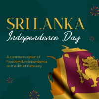 Sri Lankan Flag Instagram post Image Preview