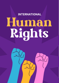 International Human Rights Poster Image Preview