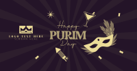 Purim Celebration Facebook Ad Design