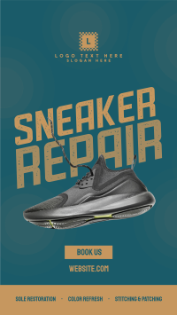 Sneaker Repair TikTok Video Design