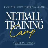 Netball Training Camp Instagram Post Preview