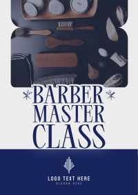 Retro Barber Masterclass Flyer Image Preview