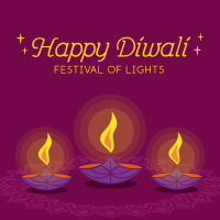 Happy Diwali Instagram Post Design