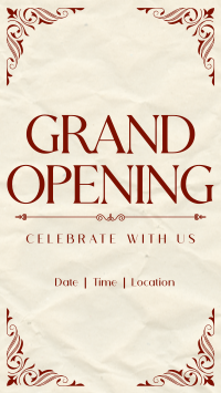 Grand Opening Celebrate Instagram Reel Image Preview