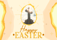 Religious Easter Postcard Image Preview