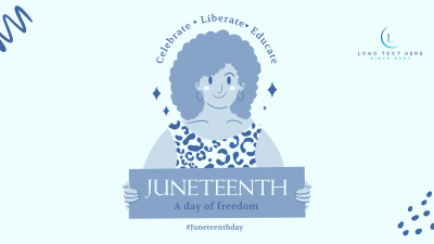 Juneteenth Woman Facebook event cover Image Preview