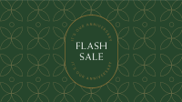 Anniversary Flash Sale Facebook Event Cover Design