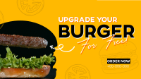 Free Burger Upgrade YouTube Video Design