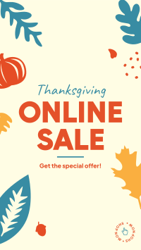 Thanksgiving Online Sale Instagram story Image Preview