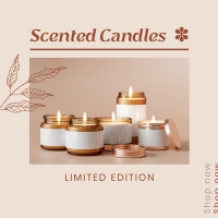 Limited Edition Scented Candles Instagram Post Design