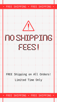 Shipping Fee Promo TikTok Video Design