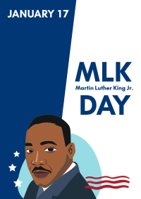 MLK Day Reminder Poster Design
