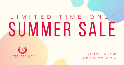 Summer Sale Puddles Facebook ad Image Preview