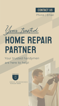 Trusted Handyman Instagram Story Design