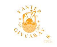 Easter Bunny Giveaway Facebook Post Design