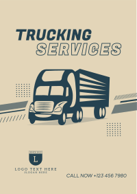 Truck Delivery Services Flyer Image Preview