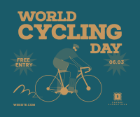World Bicycle Day Facebook Post Design