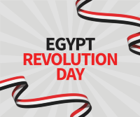 Egypt Revolution Day Facebook post Image Preview