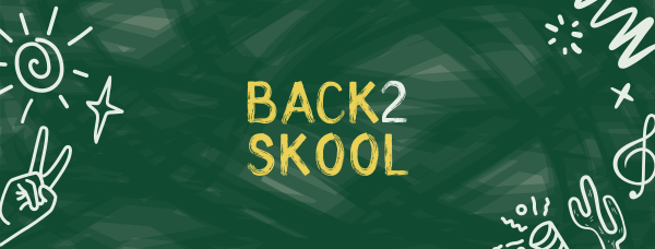Back 2 Skool Facebook Cover Design Image Preview