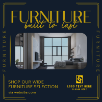 Quality Furniture Sale Instagram Post Design