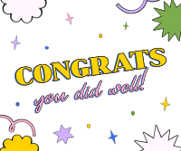 Congrats To You! Facebook Post Design