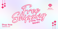 Sparkly Shipping Promo Twitter post Image Preview