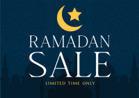 Ramadan Limited Sale Postcard Design