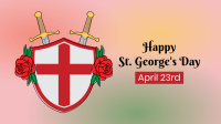 St. George's Shield Zoom Background Design