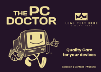 The PC Doctor Postcard Design