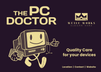 The PC Doctor Postcard Image Preview