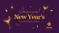 New Year Countdown Facebook Event Cover Design