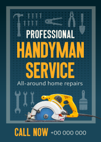 Professional Handyman Services Poster Design