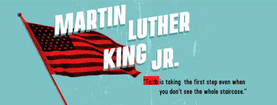 Martin Luther Quote Tribute Facebook cover Image Preview