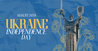Sunflower Ukraine Independence Facebook Ad Design